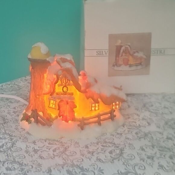 Vintage Silvestri Butternut Squash Dairy Christmas Light House 724/7500 - Picture 2 of 15